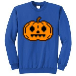 Halloween Pumpkin Retro Gaming Gift Jackolantern Face Gift Sweatshirt