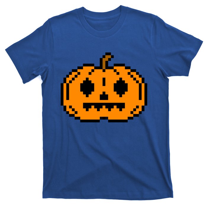 Halloween Pumpkin Retro Gaming Gift Jackolantern Face Gift T-Shirt