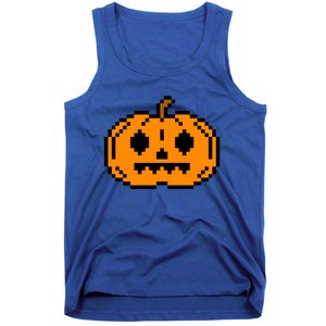 Halloween Pumpkin Retro Gaming Gift Jackolantern Face Gift Tank Top