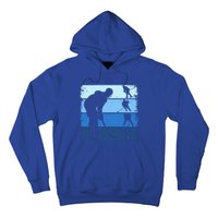 Hockey Player Retro Vintage Ice Hockey Gift Hoodie