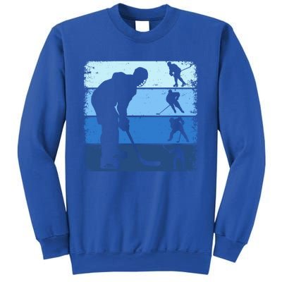 Hockey Player Retro Vintage Ice Hockey Gift Sweatshirt