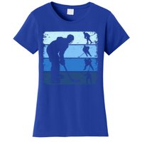 Hockey Player Retro Vintage Ice Hockey Gift Women's T-Shirt