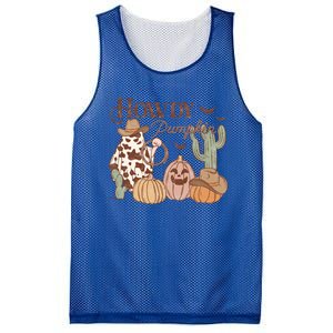 Howdy Pumpkin Rodeo Western Country Southern Halloween Gift Mesh Reversible Basketball Jersey Tank