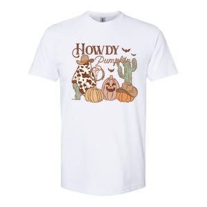 Howdy Pumpkin Rodeo Western Country Southern Halloween Gift Softstyle CVC T-Shirt