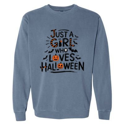 Halloween Pumpkin S Women Cute Autumn Garment-Dyed Sweatshirt