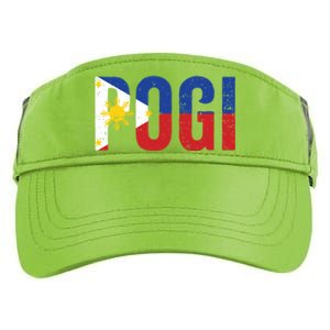 Hilarious Pogi Statet In Philippine Flag Design Idea Gift Adult Drive Performance Visor