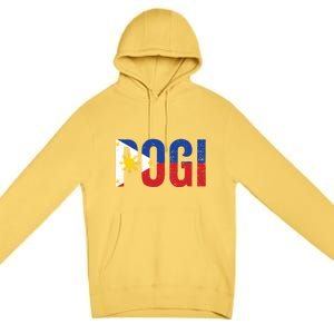 Hilarious Pogi Statet In Philippine Flag Design Idea Gift Premium Pullover Hoodie