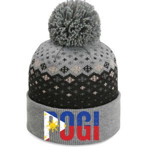 Hilarious Pogi Statet In Philippine Flag Design Idea Gift The Baniff Cuffed Pom Beanie