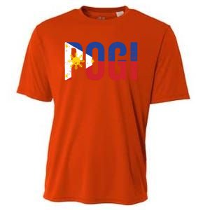 Hilarious Pogi Statet In Philippine Flag Design Idea Gift Cooling Performance Crew T-Shirt