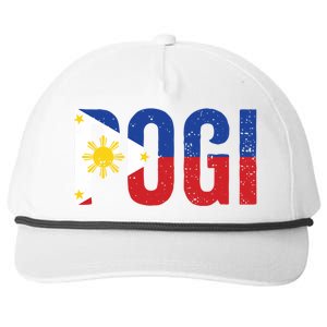 Hilarious Pogi Statet In Philippine Flag Design Idea Gift Snapback Five-Panel Rope Hat