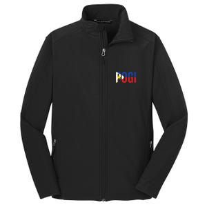 Hilarious Pogi Statet In Philippine Flag Design Idea Gift Core Soft Shell Jacket