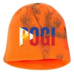 Hilarious Pogi Statet In Philippine Flag Design Idea Gift Kati - Camo Knit Beanie