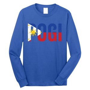 Hilarious Pogi Statet In Philippine Flag Design Idea Gift Long Sleeve Shirt