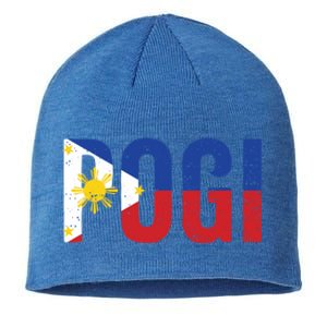 Hilarious Pogi Statet In Philippine Flag Design Idea Gift Sustainable Beanie