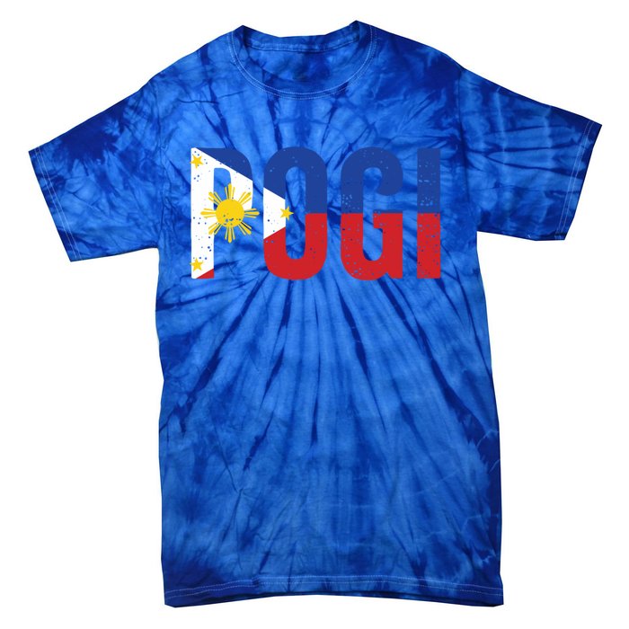 Hilarious Pogi Statet In Philippine Flag Design Idea Gift Tie-Dye T-Shirt