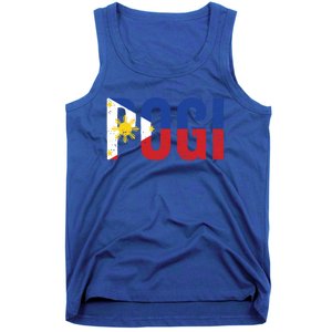 Hilarious Pogi Statet In Philippine Flag Design Idea Gift Tank Top