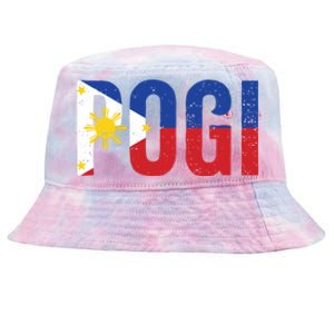 Hilarious Pogi Statet In Philippine Flag Design Idea Gift Tie-Dyed Bucket Hat