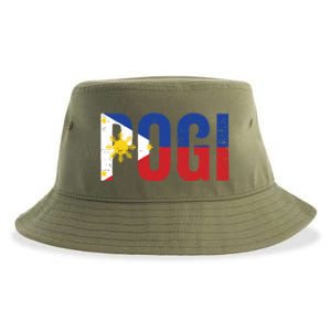 Hilarious Pogi Statet In Philippine Flag Design Idea Gift Sustainable Bucket Hat