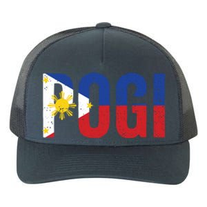 Hilarious Pogi Statet In Philippine Flag Design Idea Gift Yupoong Adult 5-Panel Trucker Hat