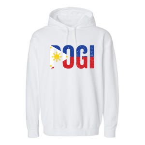 Hilarious Pogi Statet In Philippine Flag Design Idea Gift Garment-Dyed Fleece Hoodie