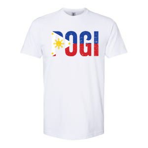 Hilarious Pogi Statet In Philippine Flag Design Idea Gift Softstyle CVC T-Shirt