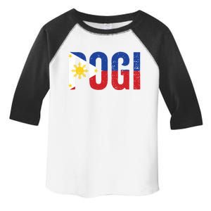 Hilarious Pogi Statet In Philippine Flag Design Idea Gift Toddler Fine Jersey T-Shirt