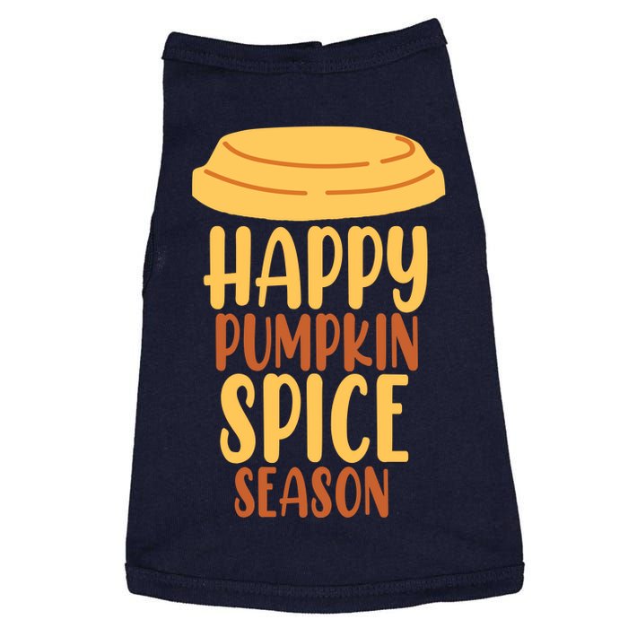 Happy Pumpkin Spice Season Coffee Lover Doggie Tank