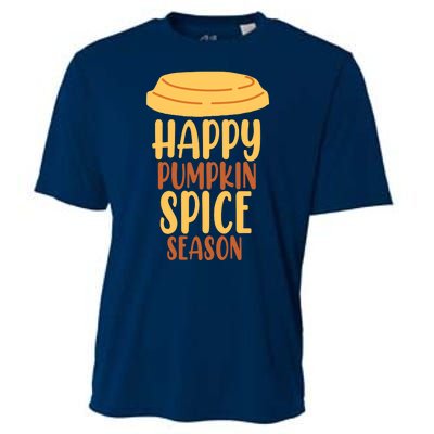 Happy Pumpkin Spice Season Coffee Lover Cooling Performance Crew T-Shirt