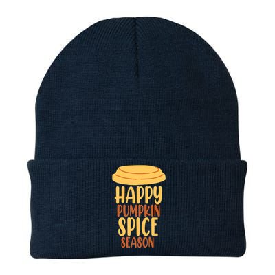 Happy Pumpkin Spice Season Coffee Lover Knit Cap Winter Beanie