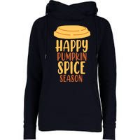 Happy Pumpkin Spice Season Coffee Lover Womens Funnel Neck Pullover Hood