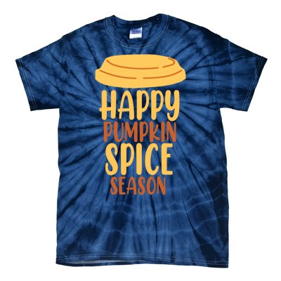 Happy Pumpkin Spice Season Coffee Lover Tie-Dye T-Shirt