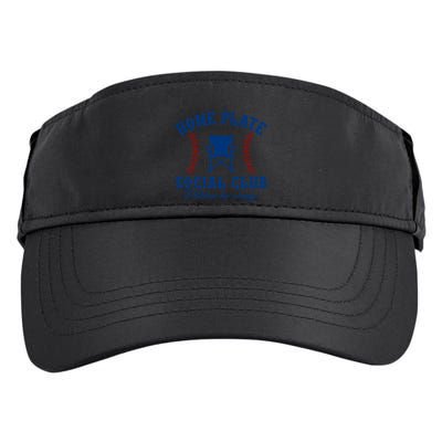 Home Plate Social Club Pitches Be Crazy Baseball Gift Adult Drive Performance Visor