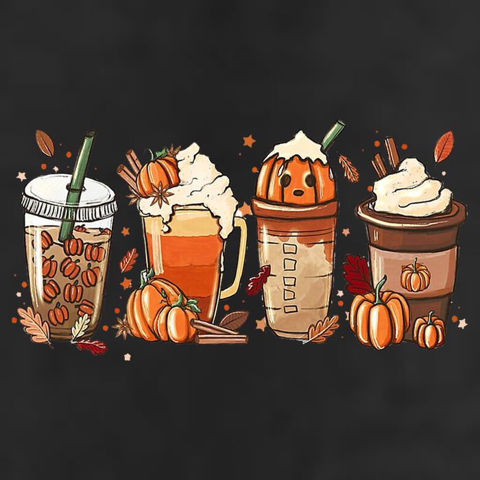 Halloween Pumpkin Spice Coffee Lover Adult Drive Performance Visor