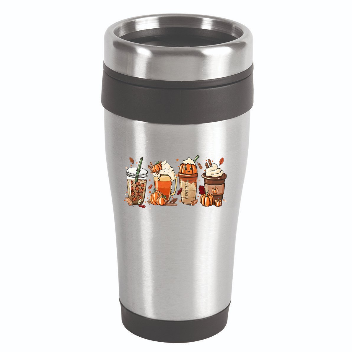 Halloween Pumpkin Spice Coffee Lover 16oz Travel Tumbler