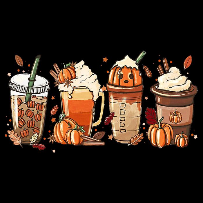 Halloween Pumpkin Spice Coffee Lover Baby Bodysuit
