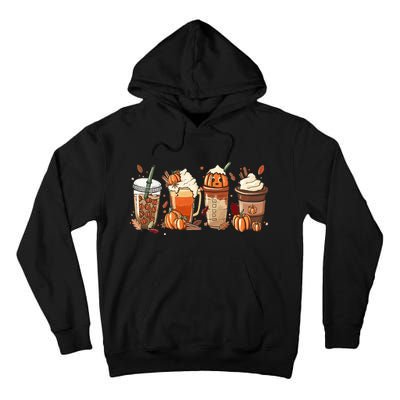 Halloween Pumpkin Spice Coffee Lover Tall Hoodie