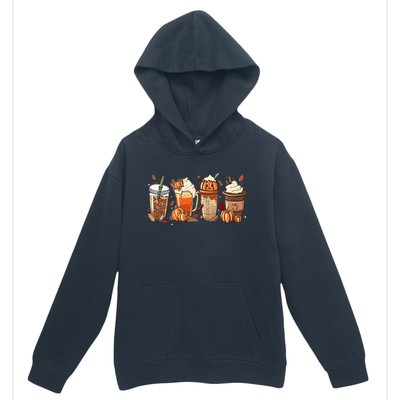 Halloween Pumpkin Spice Coffee Lover Urban Pullover Hoodie