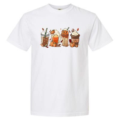 Halloween Pumpkin Spice Coffee Lover Garment-Dyed Heavyweight T-Shirt