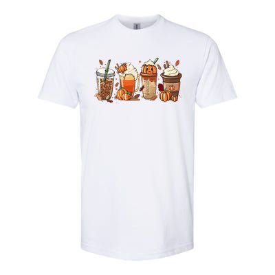 Halloween Pumpkin Spice Coffee Lover Softstyle CVC T-Shirt