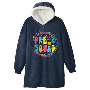 Hello Preschool Squad Preschool First Day Preschool PreK Teacher Hooded Wearable Blanket