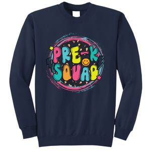 Hello Preschool Squad Preschool First Day Preschool PreK Teacher Tall Sweatshirt