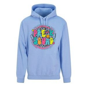 Hello Preschool Squad Preschool First Day Preschool PreK Teacher Unisex Surf Hoodie