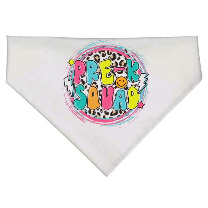 Hello Preschool Squad Preschool First Day Preschool PreK Teacher USA-Made Doggie Bandana