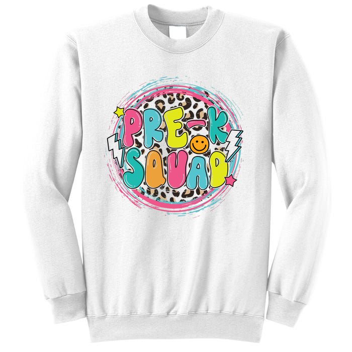 Hello Preschool Squad Preschool First Day Preschool PreK Teacher Sweatshirt