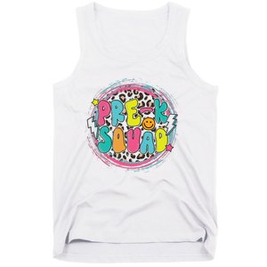 Hello Preschool Squad Preschool First Day Preschool PreK Teacher Tank Top