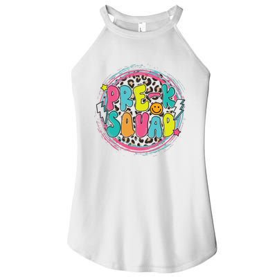 Hello Preschool Squad Preschool First Day Preschool PreK Teacher Women’s Perfect Tri Rocker Tank