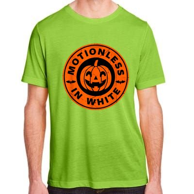 Halloween Pumpkin Scary Funny Motionlesses In White Adult ChromaSoft Performance T-Shirt