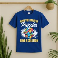 Hardest Puzzles Speed Cubing Math Cuber Puzzle Cube Great Gift T-Shirt