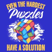 Hardest Puzzles Speed Cubing Math Cuber Puzzle Cube Great Gift T-Shirt