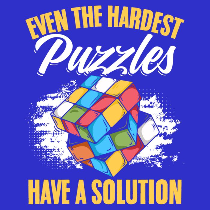 Hardest Puzzles Speed Cubing Math Cuber Puzzle Cube Great Gift T-Shirt